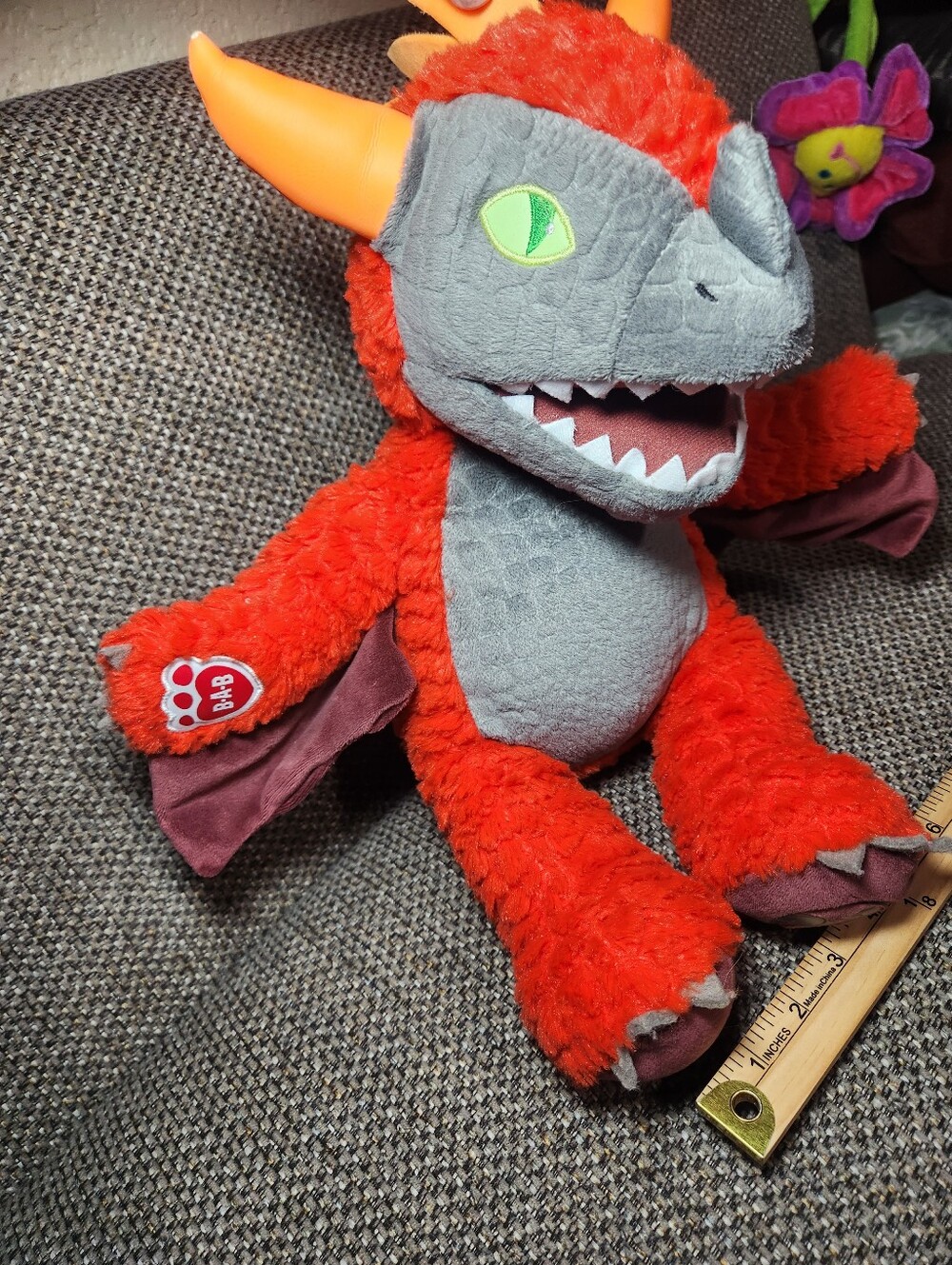 Build-A-Bear Great Wolf Lodge MagiQuest Charlock Red Dragon
